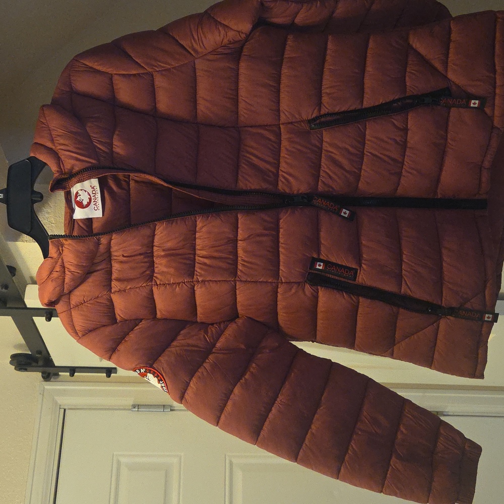 Canada Weather Gear Women's Puffer Jacket - Rust